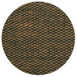Alfombra Teplon Circular Natural Marron 225