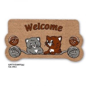 Felpudo Kokarda 40x70 GATTI GOMITOLI