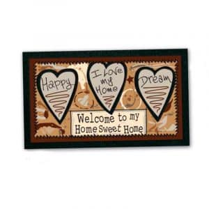 Felpudo Format 40x68 Tris de Cuori